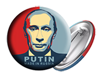 Значок с Путиным